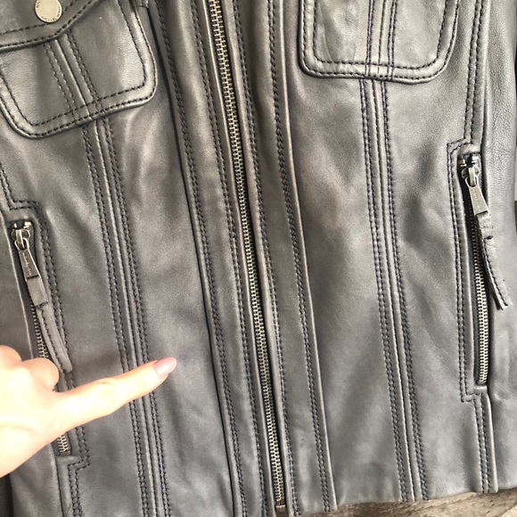 Michael kors hooded quilted leather jacket - Picture 9 of 9